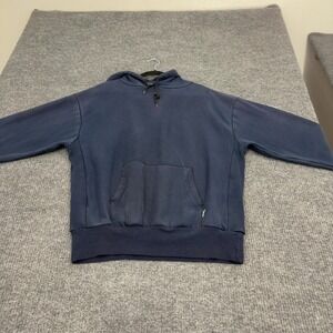 Tyndale Hoodie Mens L Blue Modacrylic Cotton Flame Resistant FR Workwear Utility